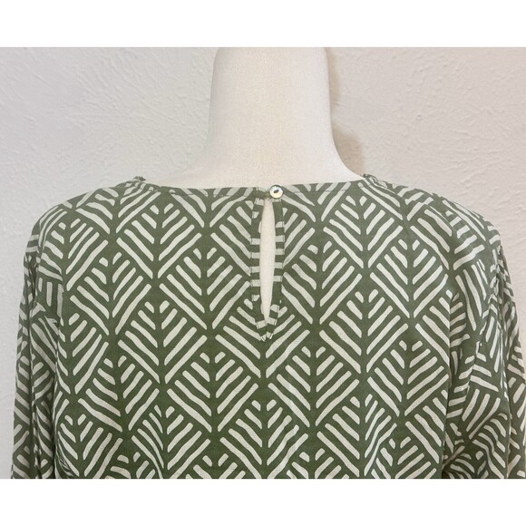 Michelle McDowell Size XXL Mills Peplum Babydoll Top Looking Up Vineyard Boho - Picture 8 of 13